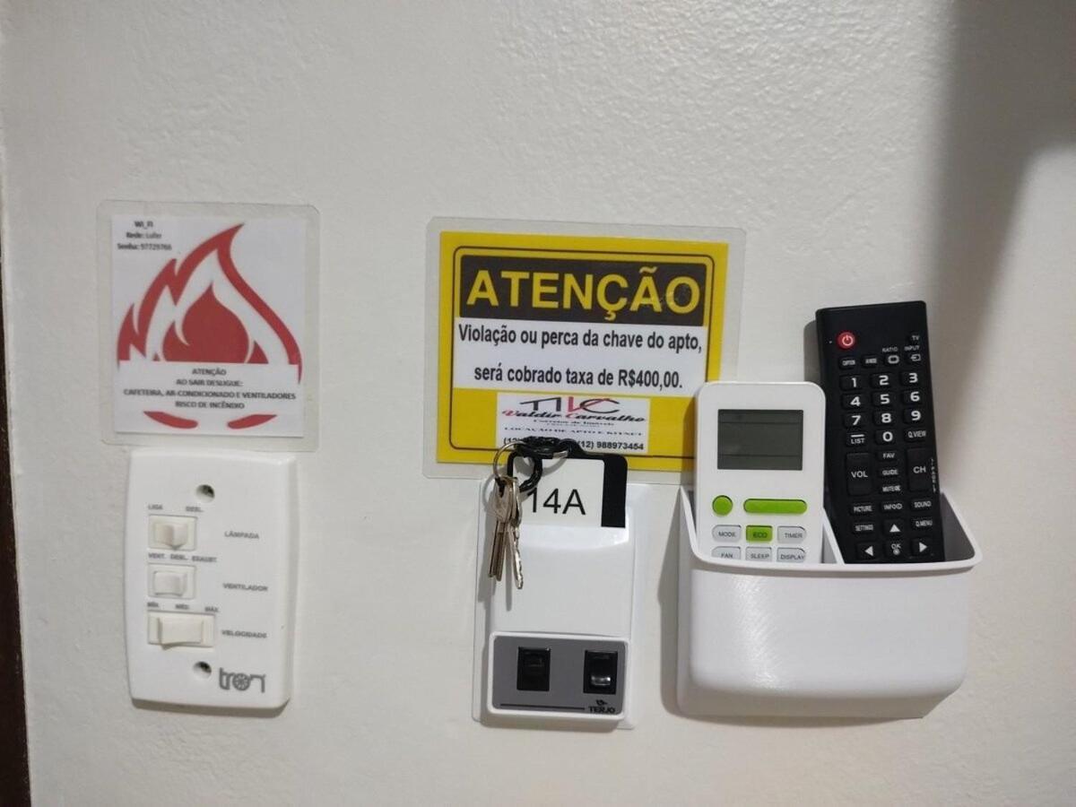 Kit Net Na Praia Grande Ubatuba 200 Metros Do Mar Eksteriør bilde